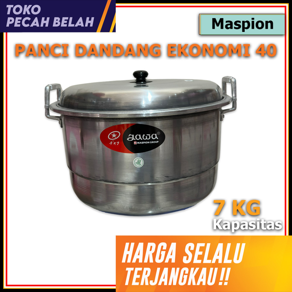 MASPION Panci Kukusan DANDANG EKONOMI Jawa 40 CM Aluminium