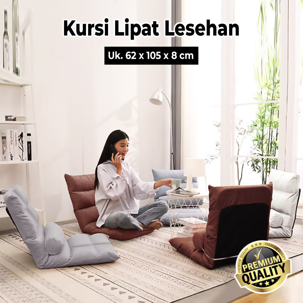 Kursi Lipat Lesehan Kursi Lipat Oscar Kursi Lipat Sandaran Sofa Bad Lipat Kursi Lantai Sandaran
