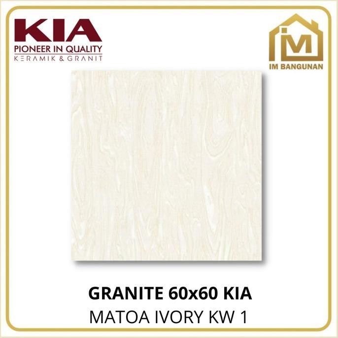 Granit Lantai Kia 60X60 Matoa Ivory Kw1 / Granite Kia Matoa Ivory Kw1