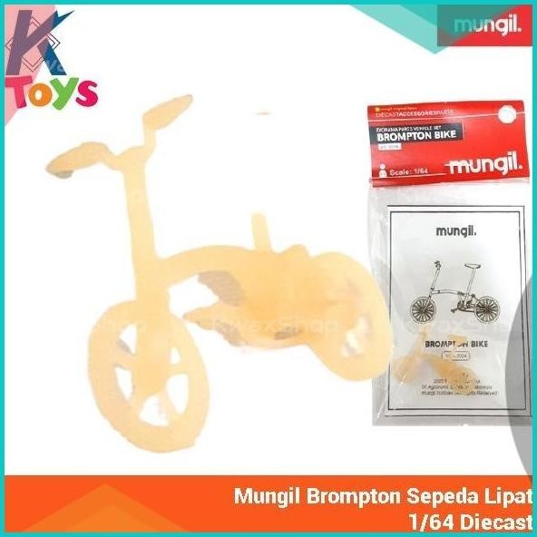 Mungil Sepeda Lipat Brompton - 1/64 Diecast VO-0004 16novz3 sparepart