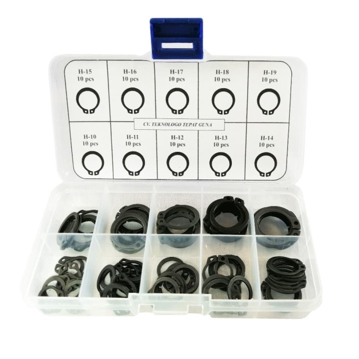 TERMURAH - Set Snap Ring Internal H-10 sampai H-19 @10 Pcs