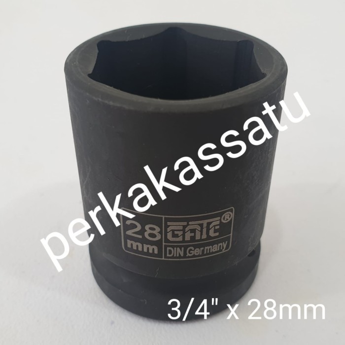 HARGA DISC - MATA SOCK IMPACT 3/4" X 28MM 3/4 INCI INCH 28 MM GATE SOK SHOCK