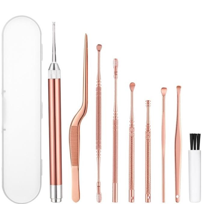 Set Korek Kuping Alat Pembersih Telinga Aman untuk Bayi atau Dewasa