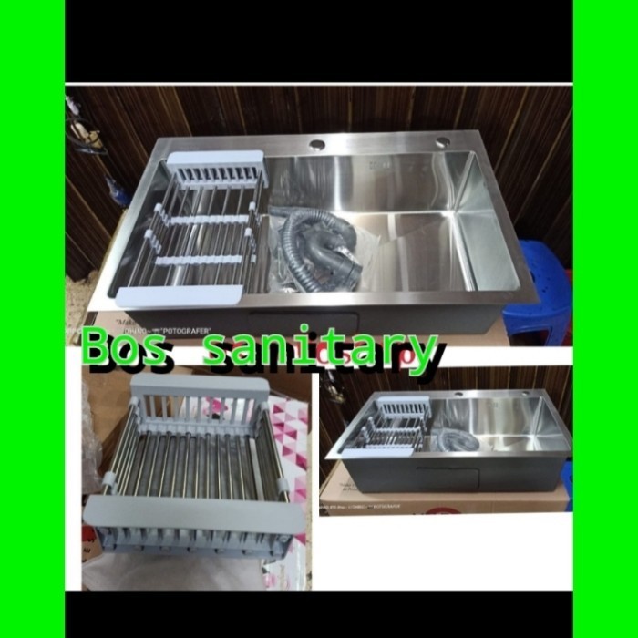 Terbatas Kitchen Sink Valpra/Bak Cuci Piring 1 Lubang Besar Diskon