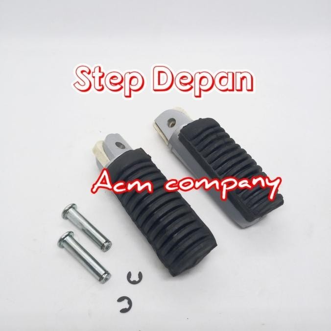 New FOOT STEP DEPAN BELAKANG YAMAHA VIXION - MODEL STANDAR ORI .,
