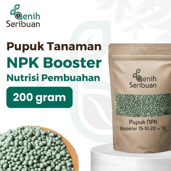 Recomend Pupuk NPK Booster 15-10-20 Cap Tawon 500 Gram Nutrisi Percepatan Buah ,.