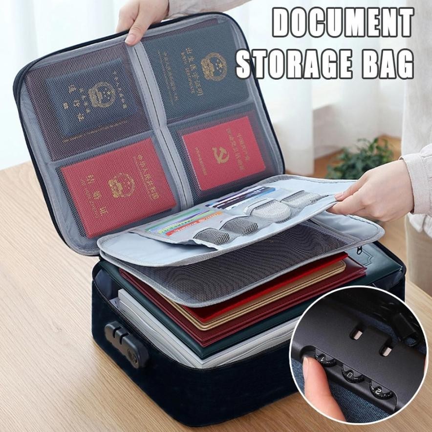 TERBATAS Tas Berkas Dokumen Besar / Tas Penyimpanan Dokumen