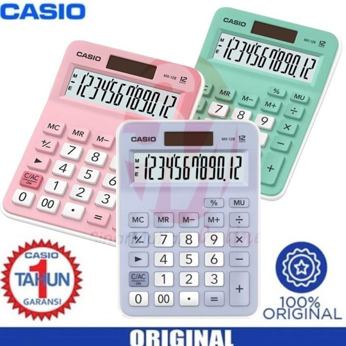 

Hot Sale - Kalkulator Casio MX 12B - All Color ~