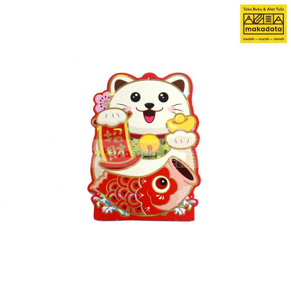 

Terlaris Amplop/Angpao Imlek 2020 Limited Edition-Lucky Cat (Y25)/1Pak (Isi 6 Lembar-1 Motif) Murah Diskom