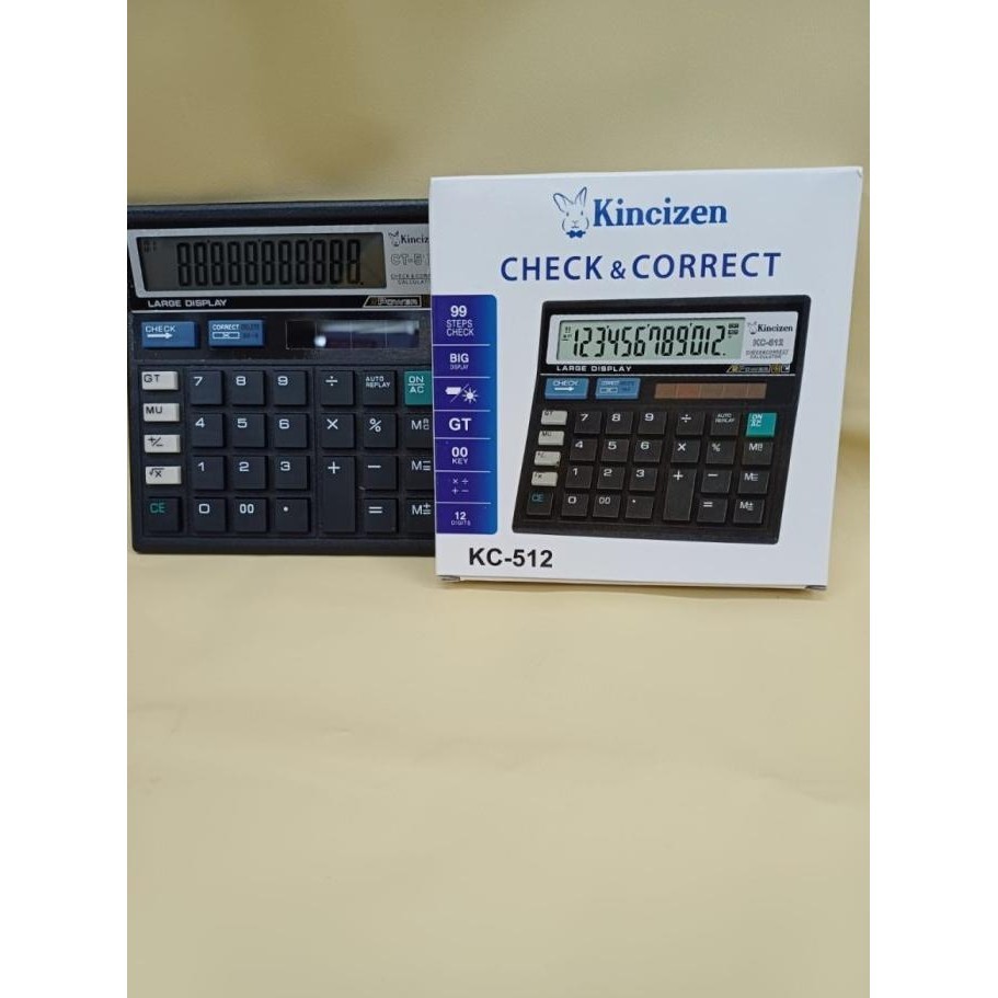 

Baru Kalkulator 12 Digit / Calculator / Alat Hitung KINCIZEN KC 512 !!