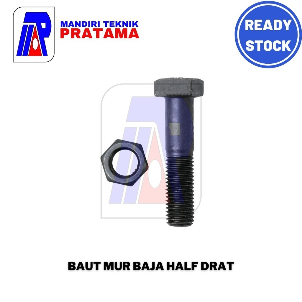 Baut Mur Baja 8.8 M10 X 120