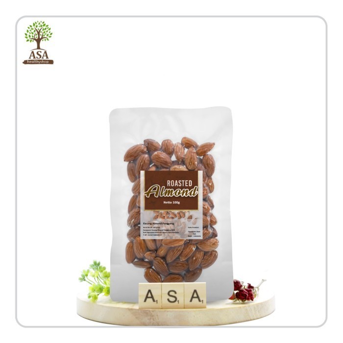 

Ready - Roasted Almond / Kacang Almond Panggang 100Gr