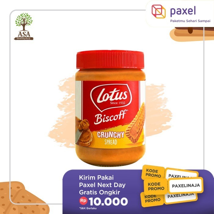 

Ready - Lotus Biscoff Crunchy 380 Gram - Pengiriman Paxel