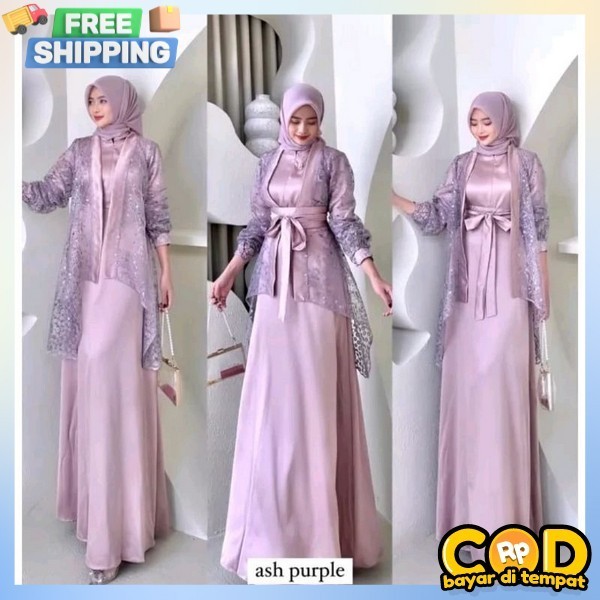 Simple Simpel Ibu Baju Dreas Pesta Syari Games Aesthetic Import Remaja Cewek Dewasa Kekinian Pakaian