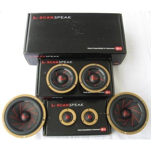 SPEAKER SCANSPEAK GOLD SERIES 3 WAY SOUND QUALITY ORIGINAL DENMARK