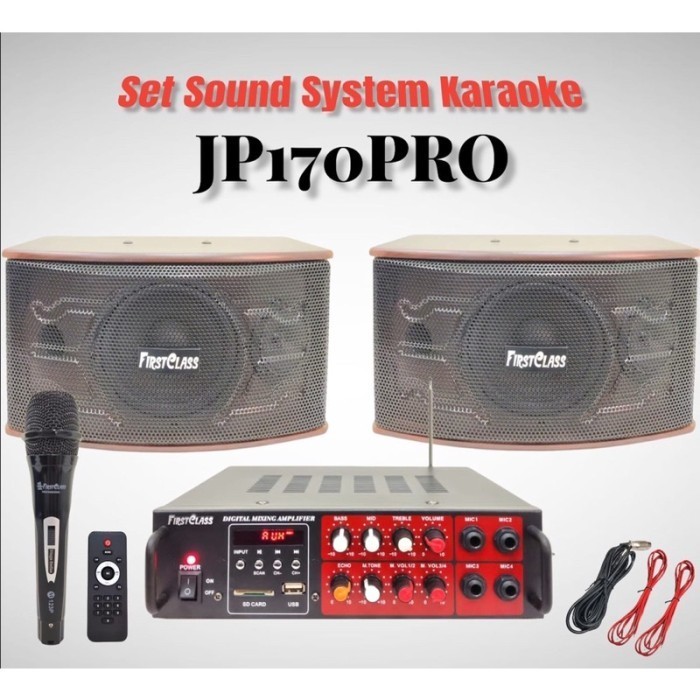 SET FIRST CLASS JP170 PRO HOME THEATER SUPER KARAOKE SIAP PAKAI JP 170