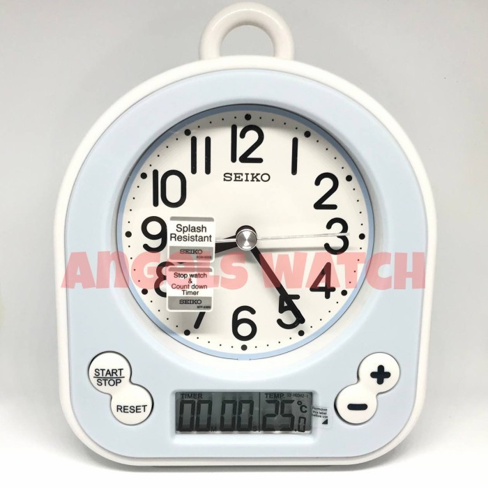JAM MEJA SEIKO QHG042L STOPWATCH AND COUNT DOWN JAM MEJA SEIKO