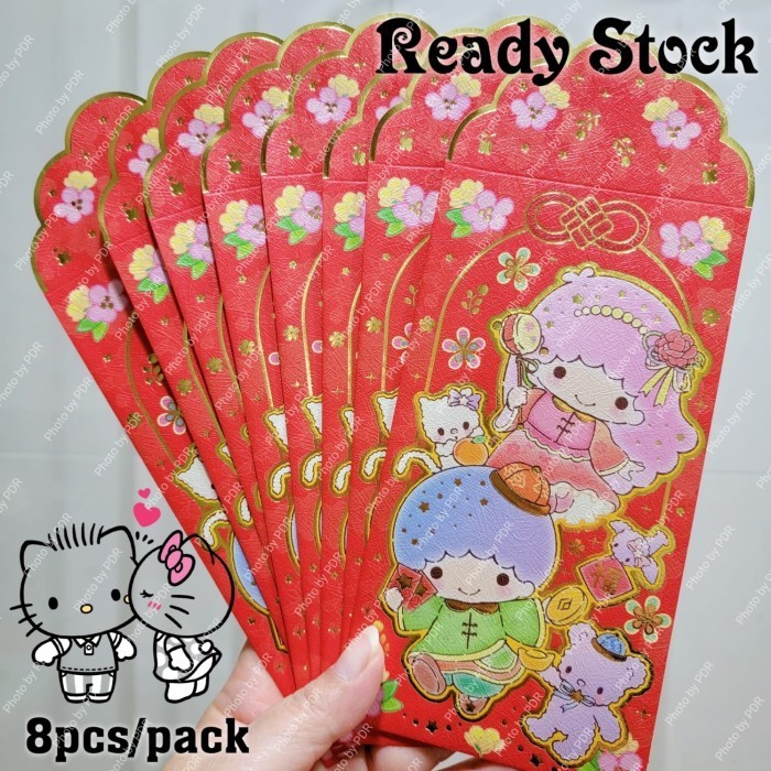 

Amplop Ampao Sanrio Original isi 8 Little Twin Stars Bellvin Store