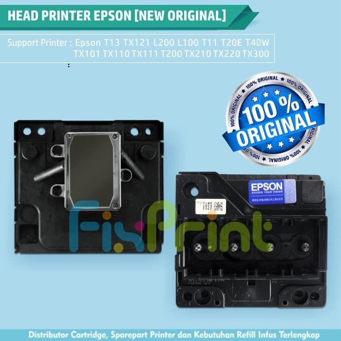 Head Printer Epson T13X T13 Tx121X T11 T20E T40W Tx101 Tx110 Tx111 Tx121 T200 Tx121 Tx210 Tx220 (New