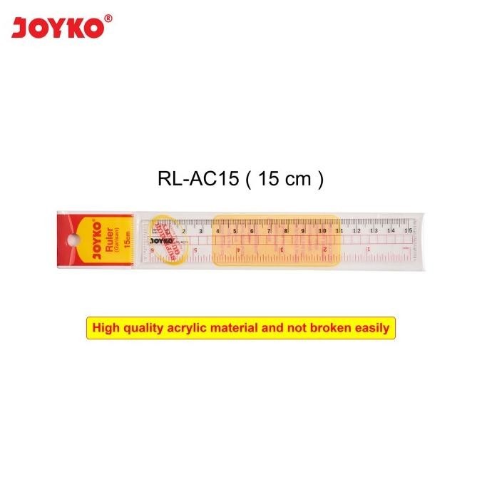 

Joyko Acrylic Ruler Penggaris Akrilik