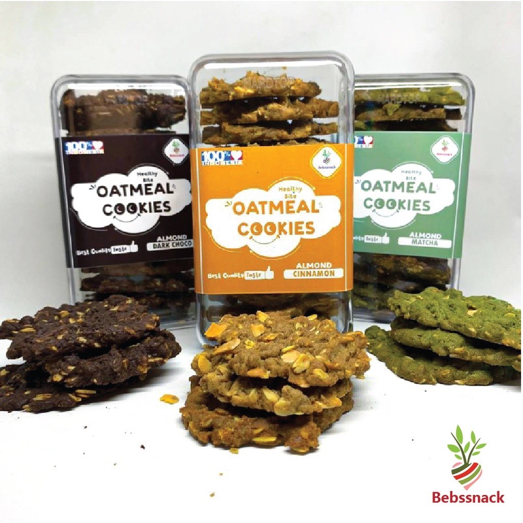 

Oatmeal Almond Cookies Kue Gandum Healthy Bite 350 Gram