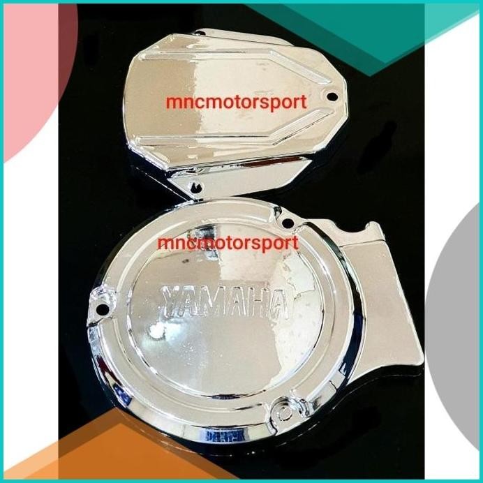 COVER TUTUP BAK MAGNET KOPLING RX KING CHROME TULISAN YAMAHA 16novz3 p