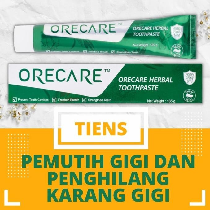 Pasta Gigi | Pemutih Gigi | Odol Pemutih Gigi | Orecare | Karang Gigi