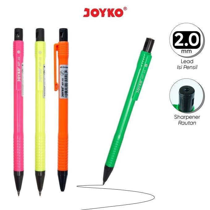 

Mechanical Pencil / Pensil Mekanik Joyko Mp-49 / 2.0 Mm