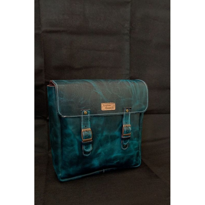 tas kulit tas sepeda motor side bag