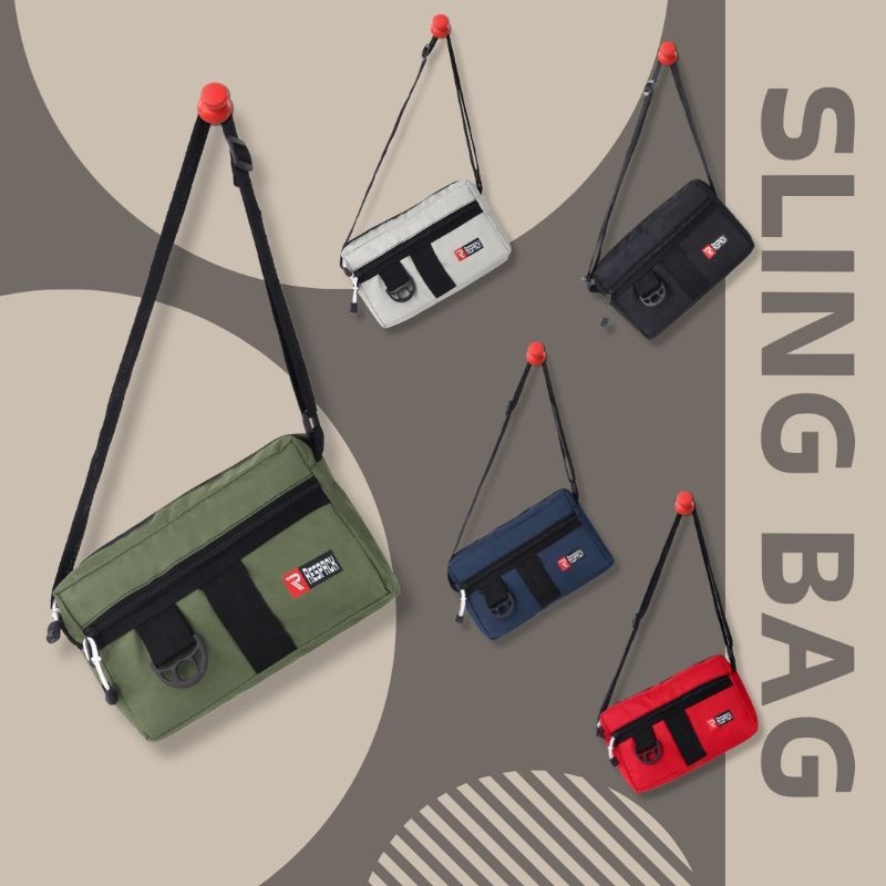 LEVIN- Tas Selempang Tas Waistbag tas slimbag pria Handbag DBC