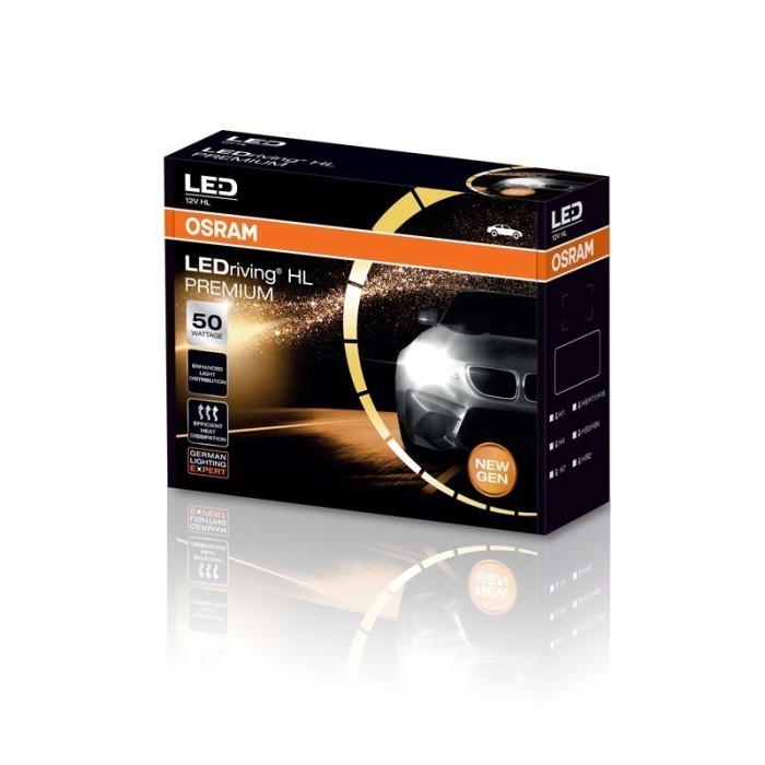 OSRAM LEDRIVING HL PREMIUM H4 H8 H11 H16 50W 6000K