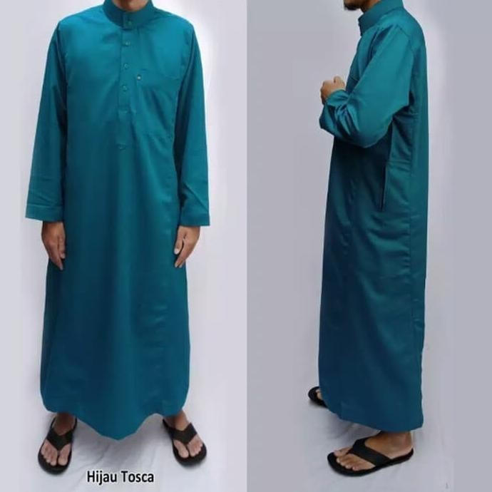 Jubah Saudi Style Gamis Pria Dewasa Jumbo XL-XXL