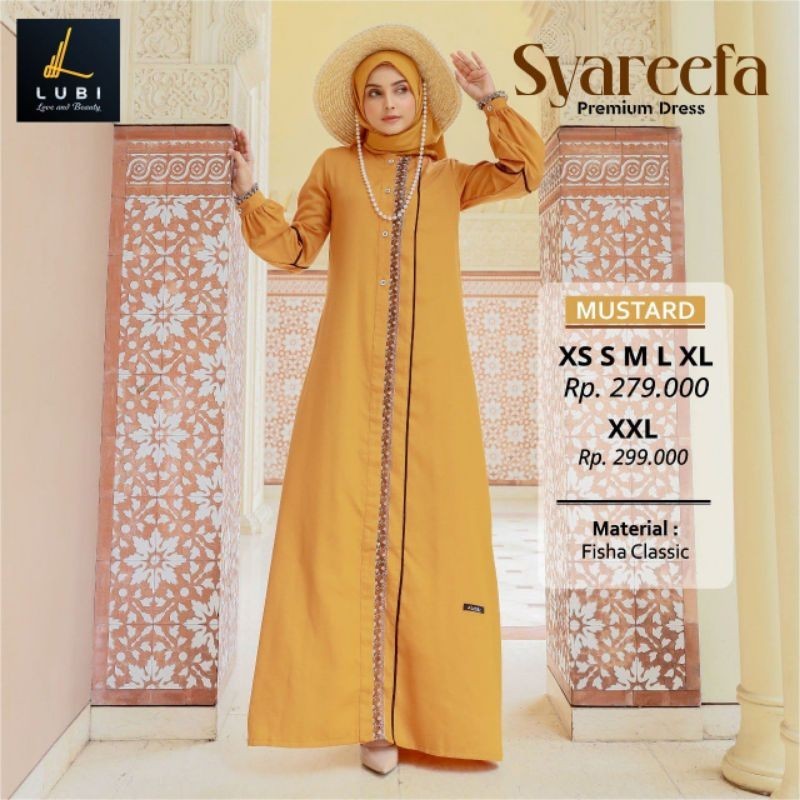 GAMIS LUBI SYAREEFA PREMIUM DRESS ORI