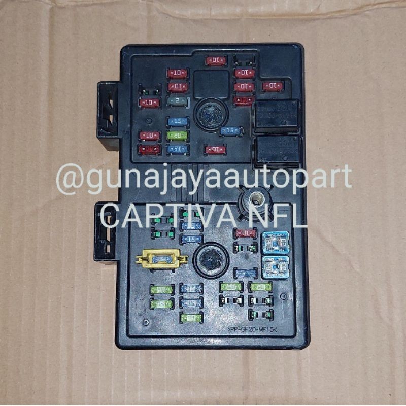 fuse box sekring chevrolet captiva diesel c100 NFL original copotan