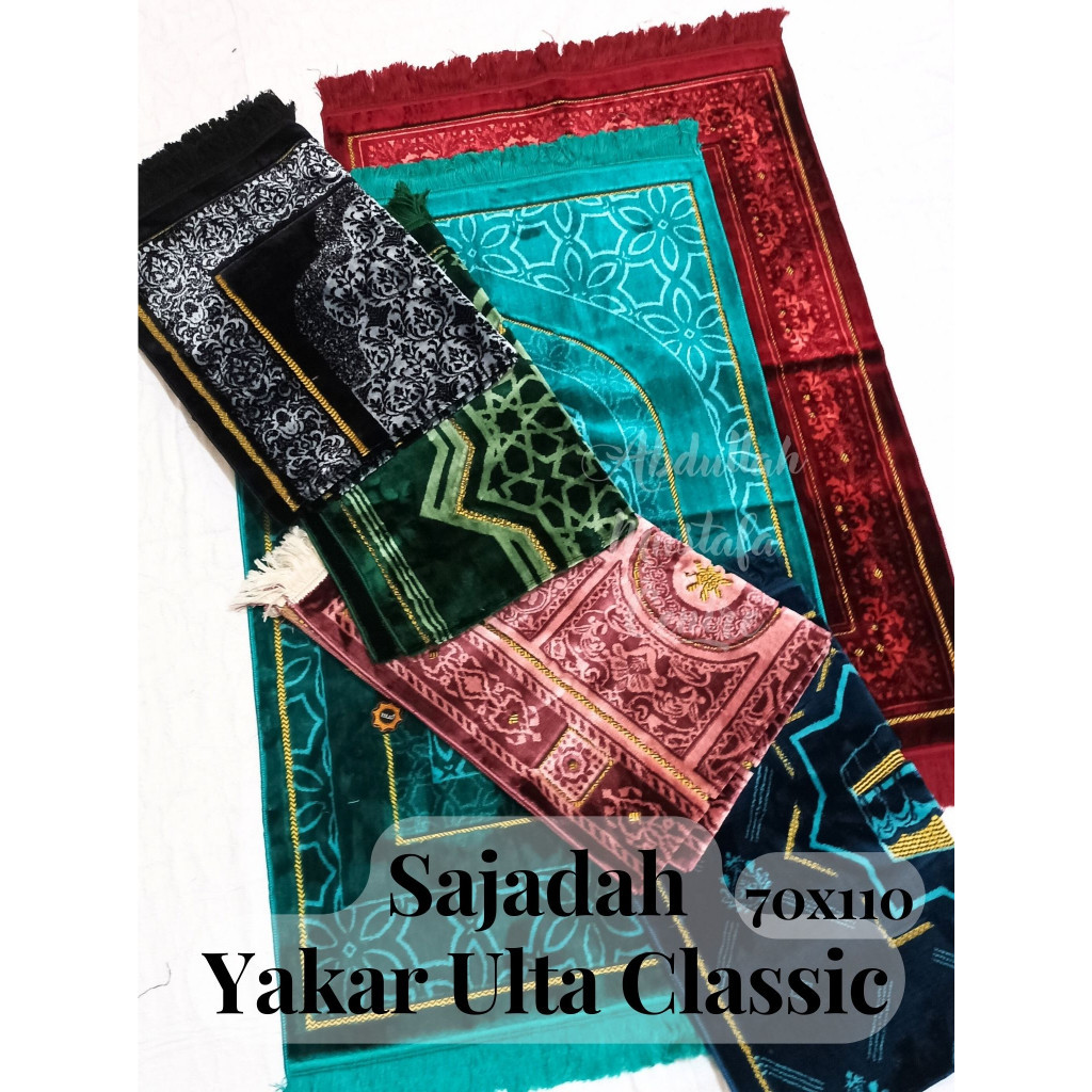 SAJADAH YAKAR ULTRA CLASSIC TURKEY/ Sajadah Yakar TURKI Wangi / sajadah TURKI