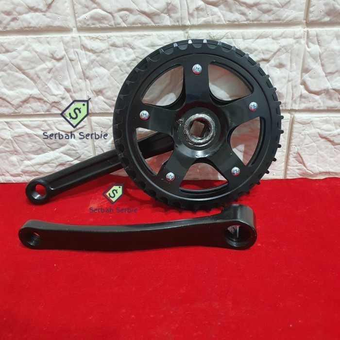 GEAR CRANK 36 44 T GIR DEPAN SEPEDA 36T 44T SINGLE FIXIE LIPAT MINI