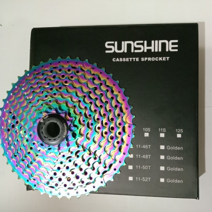 SPROCKET CASSET 10 SPEED 11-46T RAINBOW