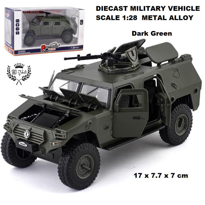 Diecast Military UN Peacekeeping Vehicles Miniatur Mobil Militer 1:28