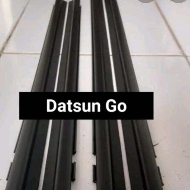Karet Pelipit Kaca Pintu Mobil Nissan Datsun Go,Cross Komplit Set Ori