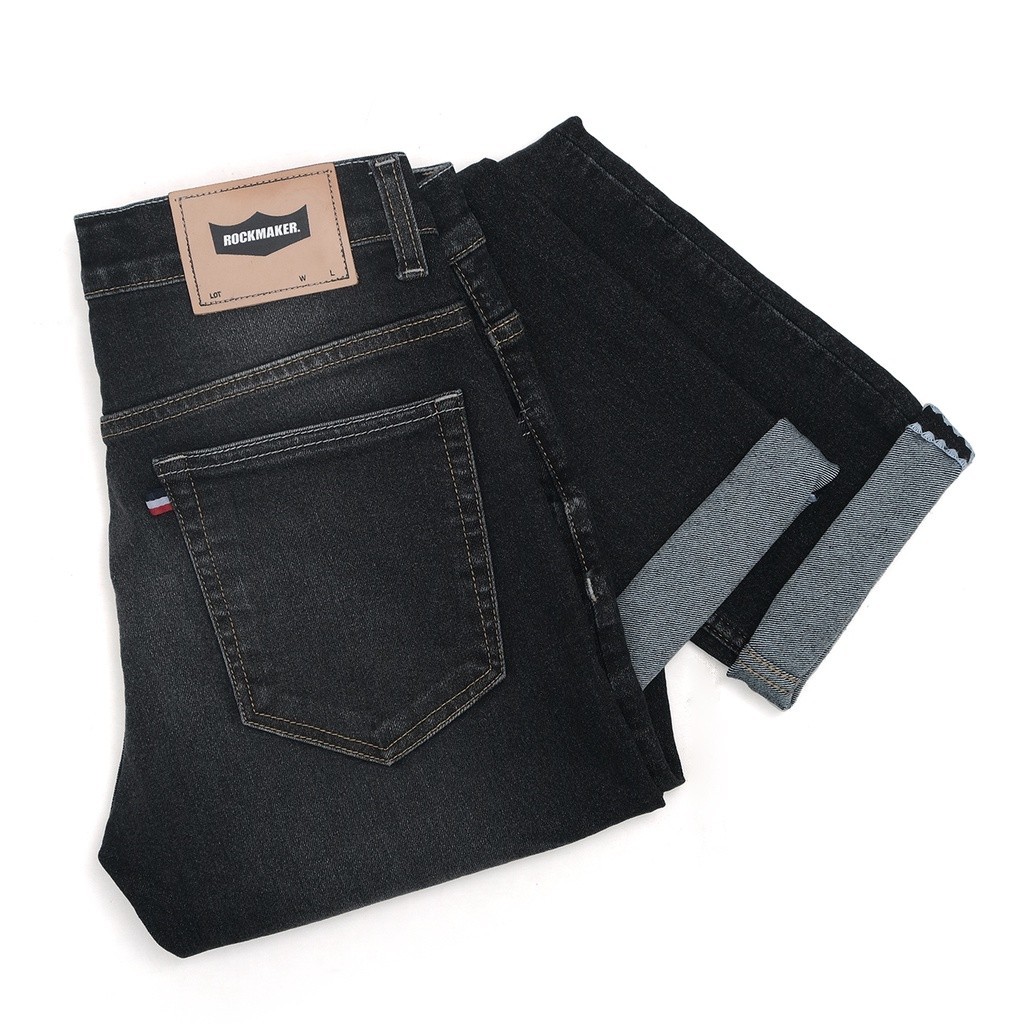 NEW LAUNCHING TERMURAH CELANA JEANS ROCKMAKER CELANA DENIM SELVEDGE ACCENT REBEL