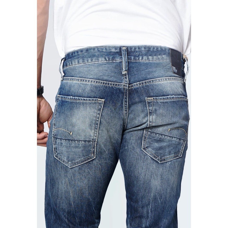 NEW LAUNCHING TERMURAH CELANA JEANS Bombboogie Celana Jeans Pria Slimfit I2 Series Medium Blue