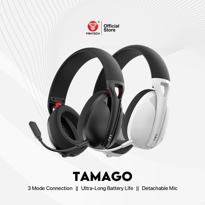 Ready stok FANTECH Headset TAMAGO Wireless Bluetooth Headphone