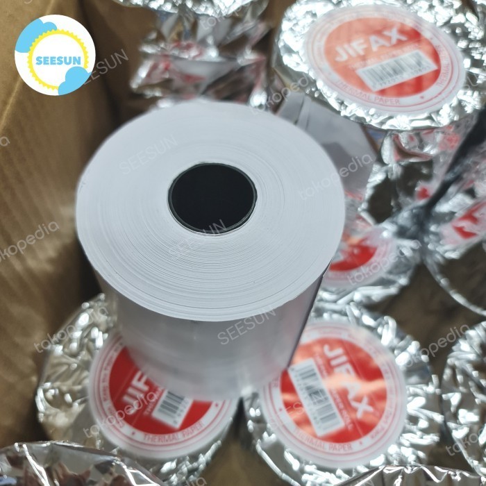 

Terlaris Kertas Struk Kasir Pos Thermal Paper Roll 80 X 80 Jifax Merah Promo Terbaru
