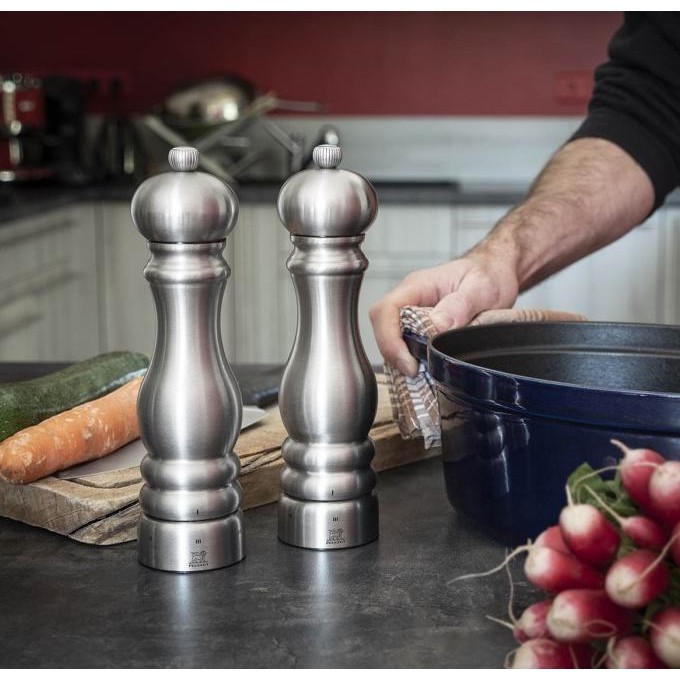 Peugeot Paris Chef pepper/ salt mill 18cm stainles gilingan lada/ gara