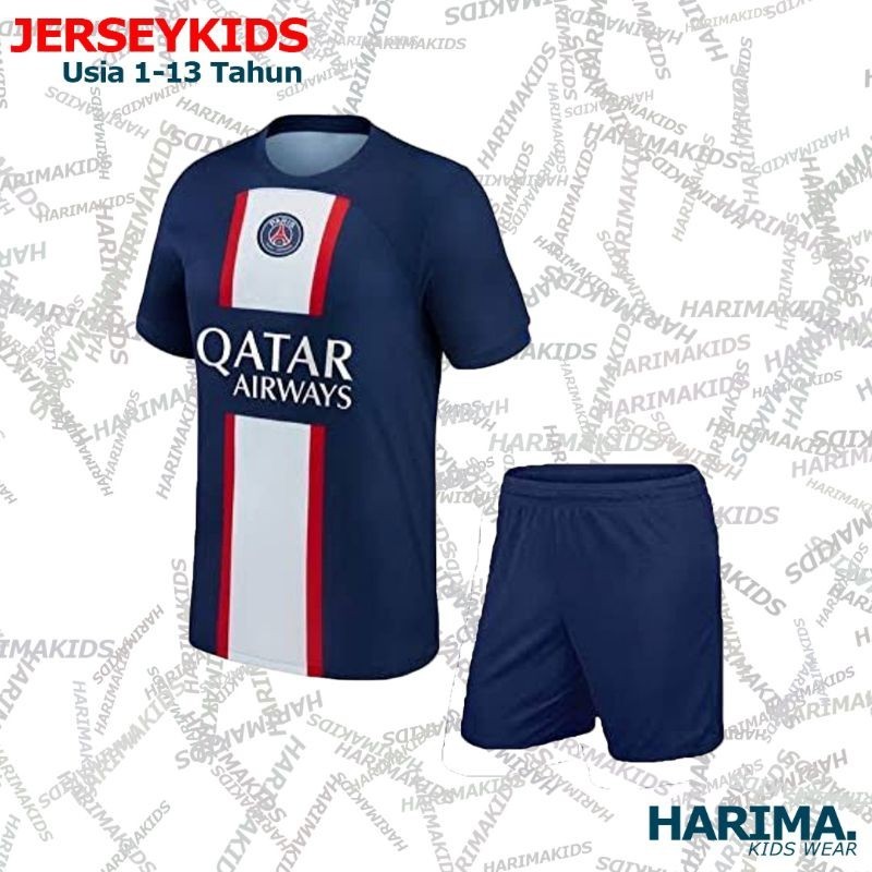 Baju bola anak laki laki Neymar PSG PREUM