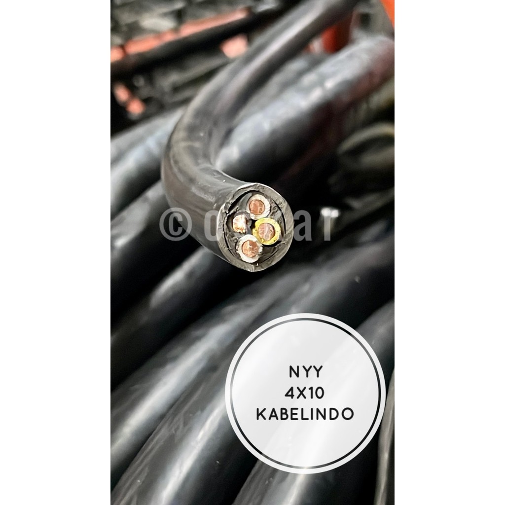 KABEL NYY 4X10/KABEL LISTRIK NYY 4x10 KABELINDO/KABELMETAL