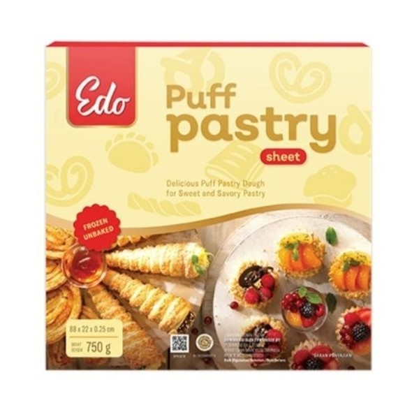 

Terbaru Puff Pastry Sheet Edo 750 Gr Kulit Pastry Promo Terlaris