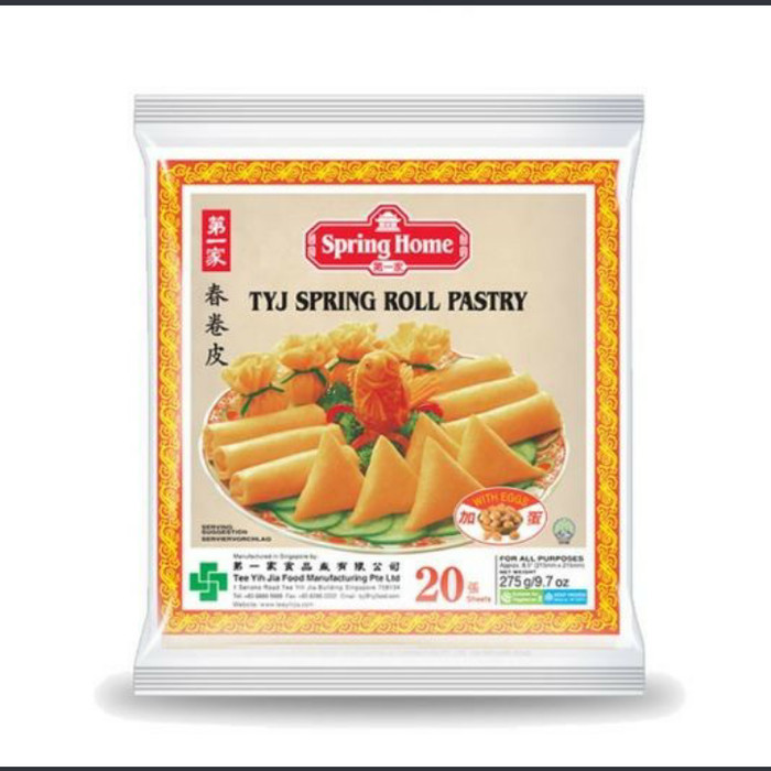 

Terbaru Tyj Spring Roll 5Inc 13Cm X 13 Cm / Kulit Lumpia Promo Terlaris