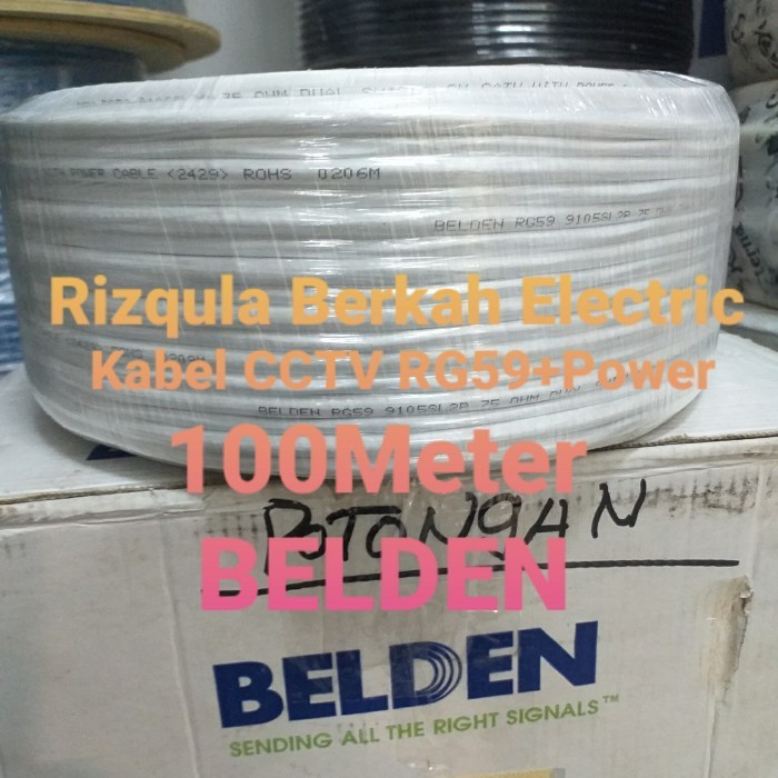 KABEL CCTV RG59 BELDEN 100METER/BELDEN CCTV/RG59 BELDEN.