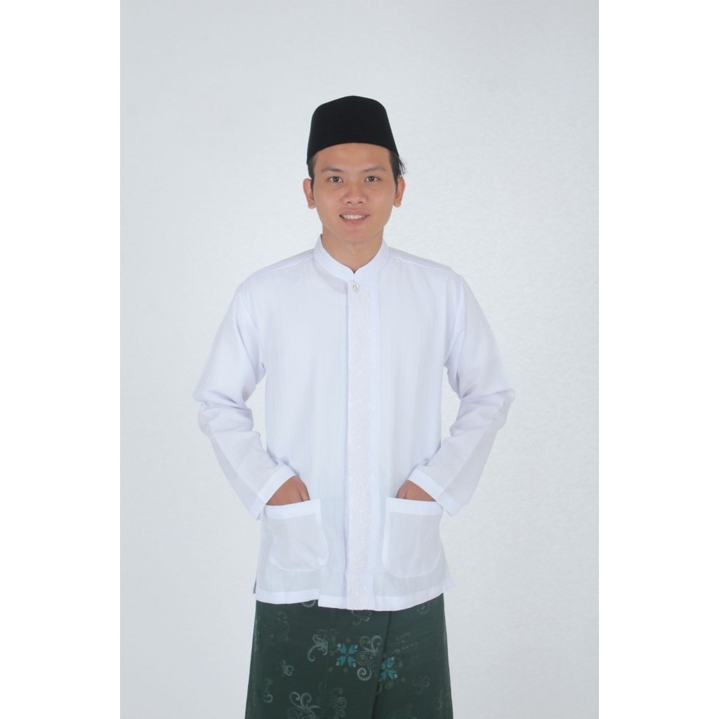 MURAH BAJU KOKO PUTIH Lengan Panjang Termurah Bonus Dus Tiap Kemeja